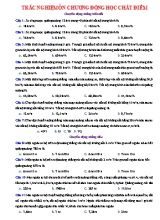 130 Câu trắc nghiệm ôn tập Vật lý 10 - Chương 1 Động học chất điểm (Có đáp án)
